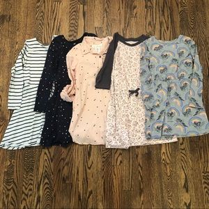 Fall cotton dress lot size 6/7 Gap H&M, Cat & Jack